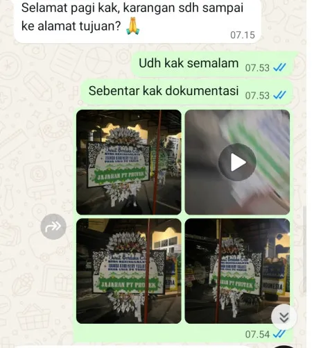 Pengiriman Papan Bunga Selamat Universitas Bina Nusantara