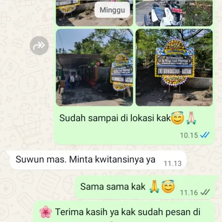 Pengiriman Papan Bunga Duka Universitas Bina Nusantara