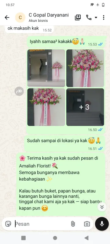 Pengiriman Karangan Bunga Universitas Bina Nusantara